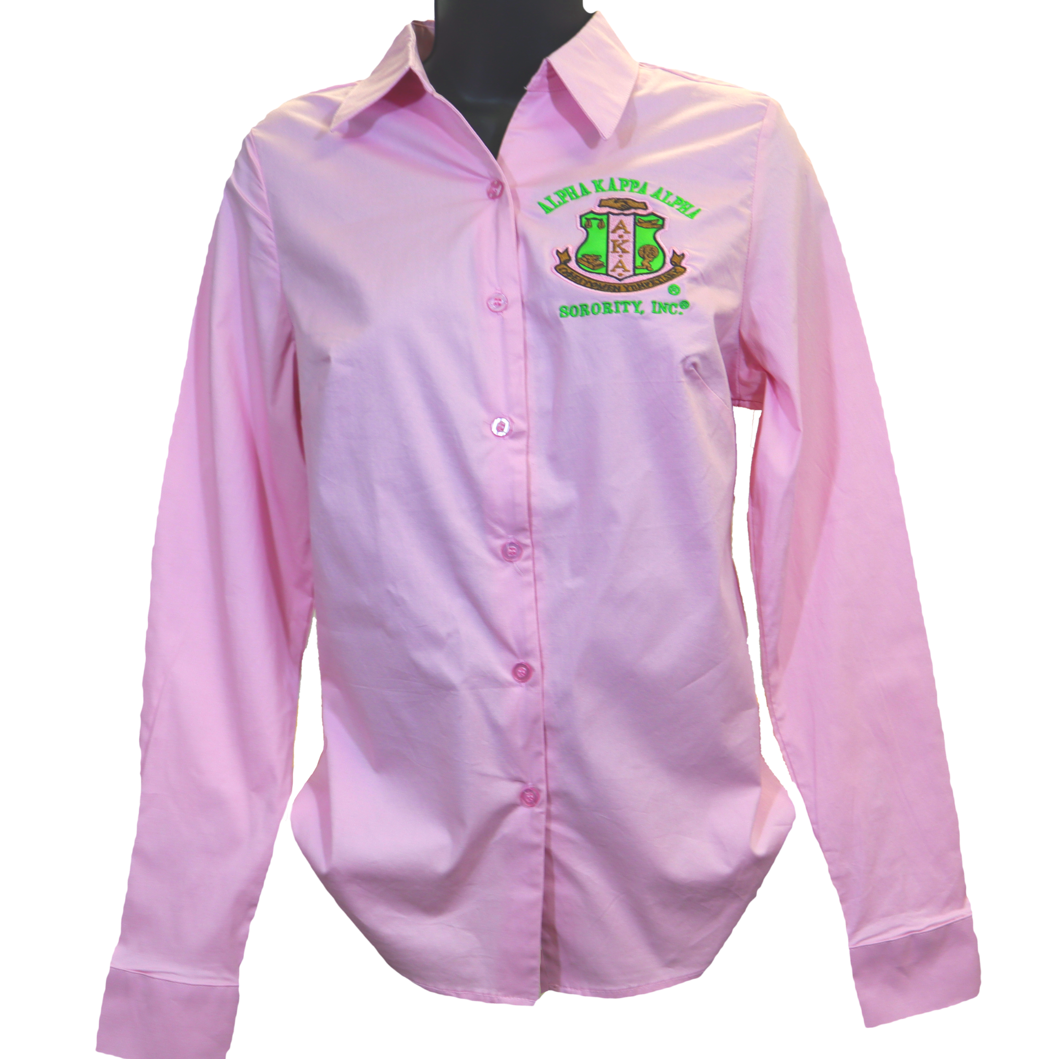 aka dress shirt Alpha Kappa Alpha Long Sleeve Denim Crest Shirt- AKA 4XL