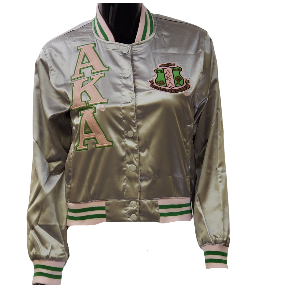 AKA Satin Jacket Buffalo Dallas Merchandise Apparel