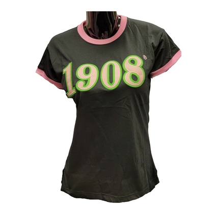 AKA 1908 Ringer Tee Shirt