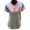 Delta Tee V-Neck Stripes