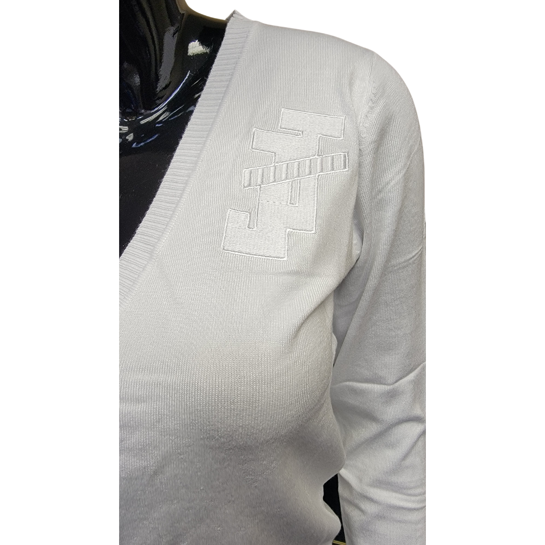 Jack and Jill Classic Cardigan White – Buffalo Dallas Merchandise & Apparel