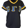 SGRho Tee V-Neck Stripes