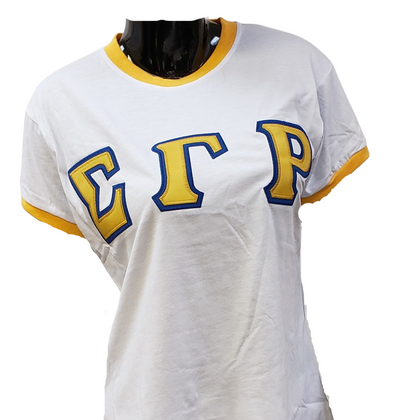 SGRHO Ringer Tee Shirt