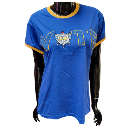 SGRho Vote Ringer Tee Shirt