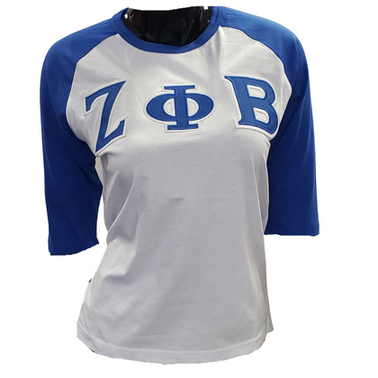 Zeta Baseball Tee Shirt