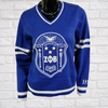 Zeta Chenille V-neck Varsity Sweater