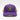 Macro view of Omega Trucker Baseball Cap focusing on detailed embroidery of shield and Greek letters on white background.