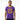 Overhead view of a white Omega flocked Ringer T-shirt laid flat, displaying the neckline and contrasting bands.