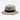Full view of Omega Bucket Hat on white surface highlighting shape and printed band