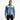 Full-body view of lightskin black male in Sigma Denim Jacket with patches, relaxed pose in studio with white background and soft lighting.