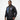 Professional studio shot of Sigma Line Jacket on black male model, highlighting windbreaker design, embroidered details, and relaxed fit on white background.