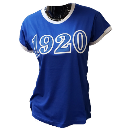 Zeta 1920 Ringer Tee Shirt